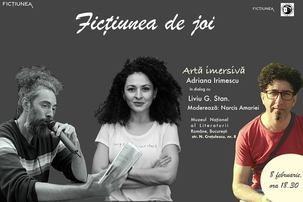 Ciprian HANDRU - Artă imersivă, la Ficțiunea de joi, cu Adriana Irimescu & Liviu G. Stan